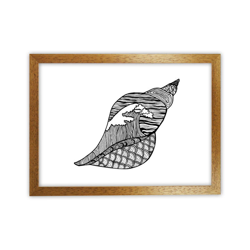 Shell Art Print by Carissa Tanton Oak Grain