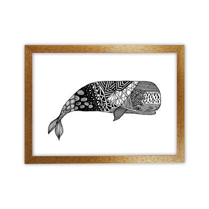 Whale Art Print by Carissa Tanton Oak Grain