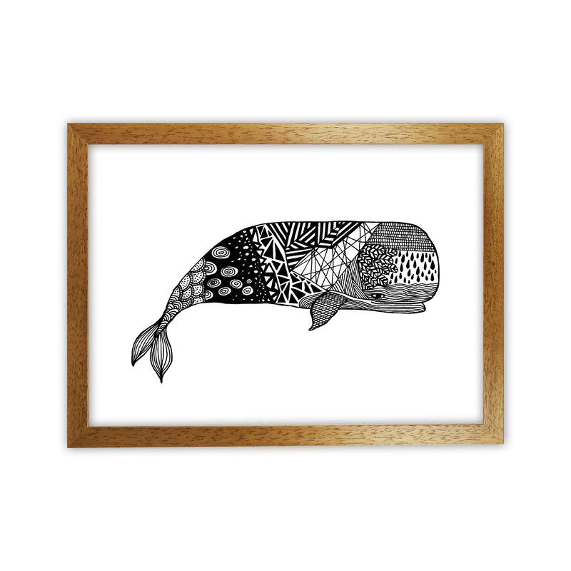Whale Art Print by Carissa Tanton Oak Grain