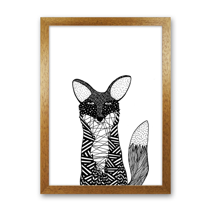 Fox Art Print by Carissa Tanton Oak Grain