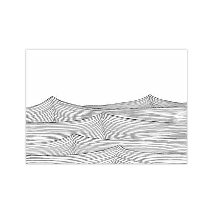 Continuous Sea Horizontal Art Print by Carissa Tanton Print Only