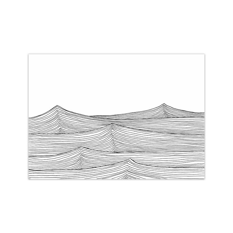 Continuous Sea Horizontal Art Print by Carissa Tanton Print Only