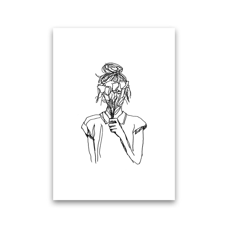 Left Hand Flower Girl Art Print by Carissa Tanton Print Only