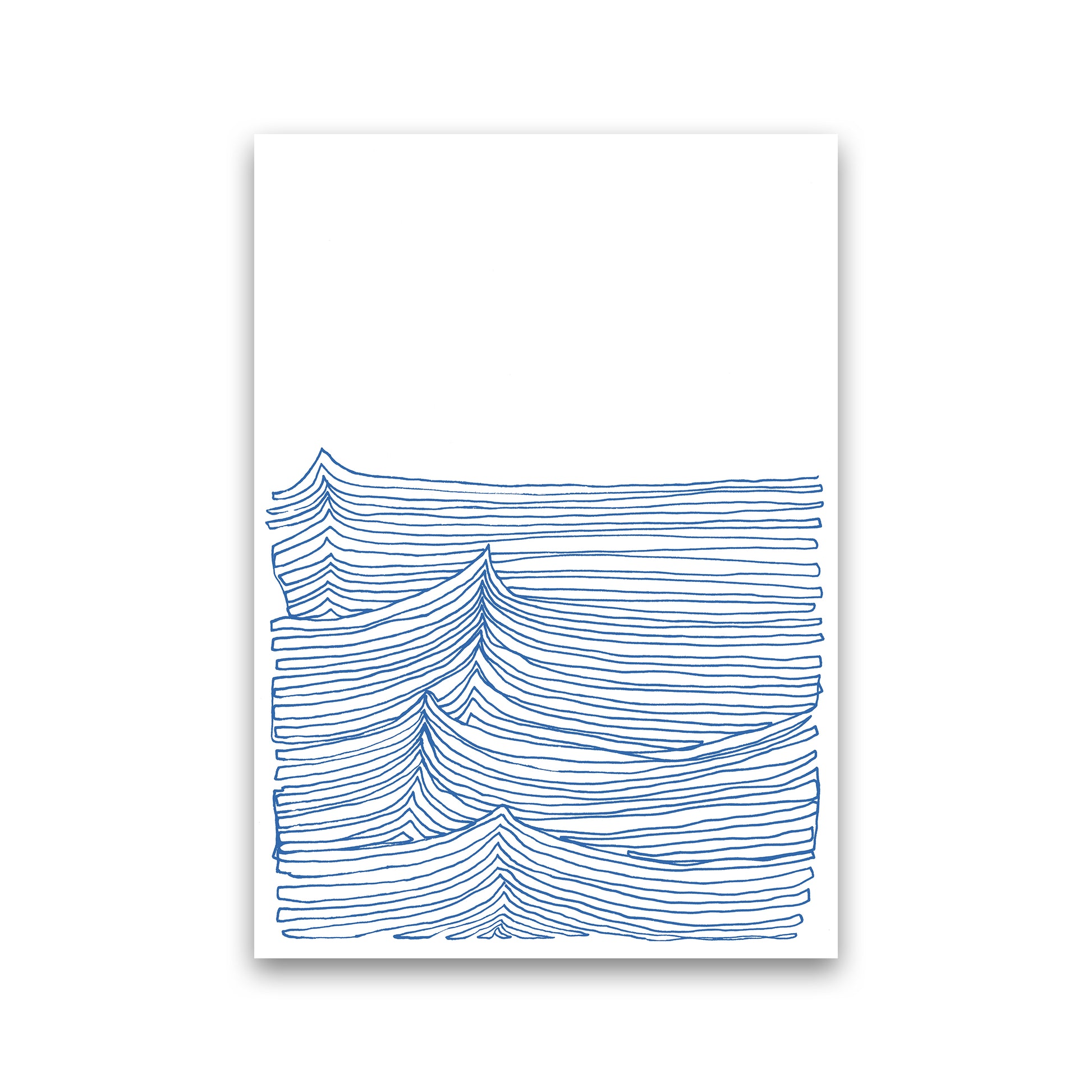 Continuous Sea Blue Art Print by Carissa Tanton Print Only