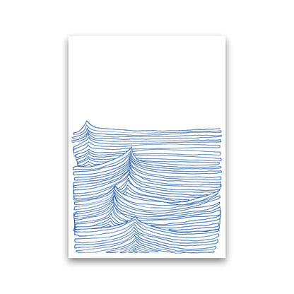 Continuous Sea Blue Art Print by Carissa Tanton Print Only