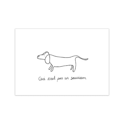 Pasunsaucisson Art Print by Carissa Tanton Print Only