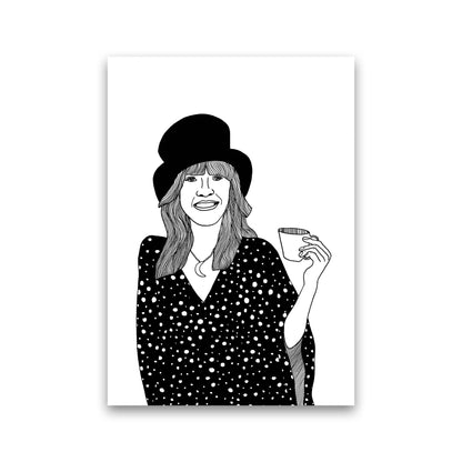 Stevie Nicks Art Print by Carissa Tanton Print Only
