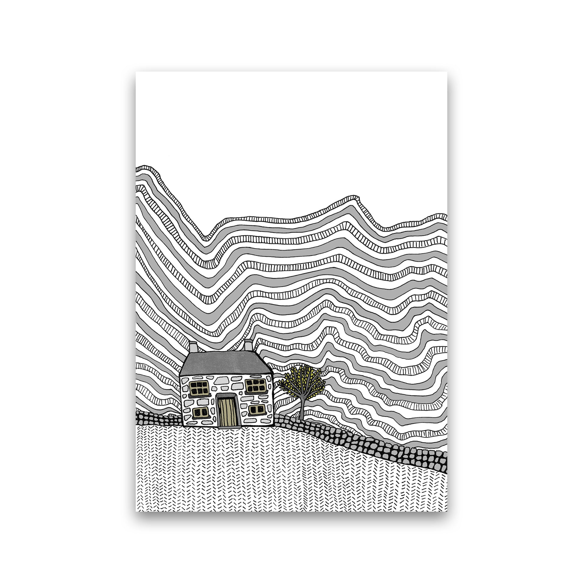 Welsh House Art Print by Carissa Tanton Print Only