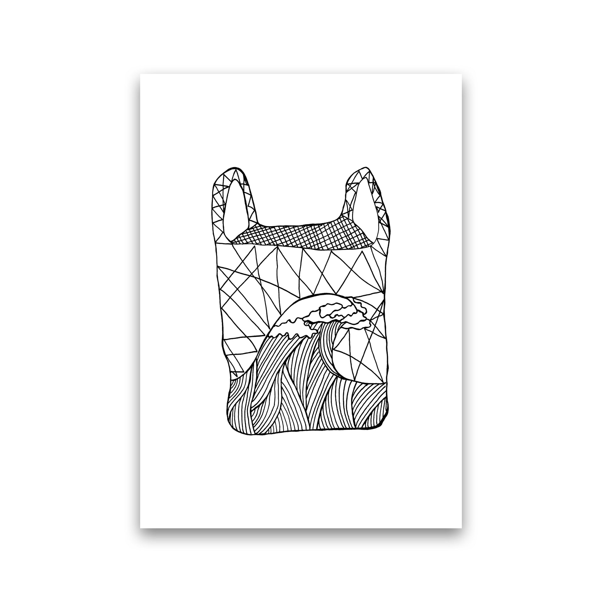 Plastic Bag Art Print by Carissa Tanton Print Only
