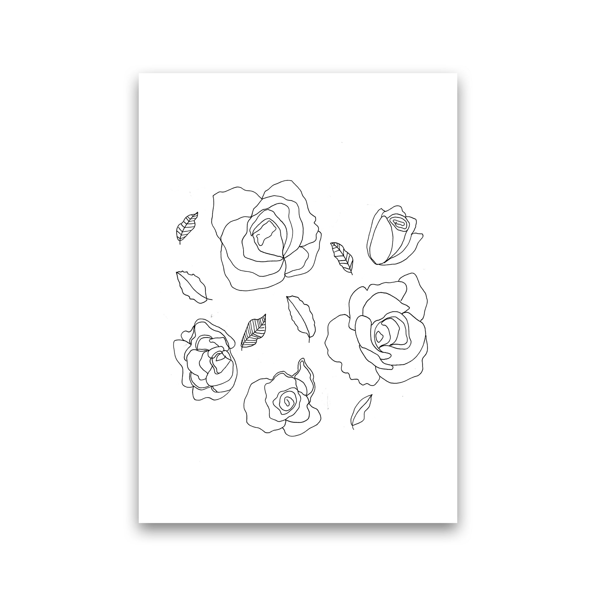 Roses Art Print by Carissa Tanton Print Only