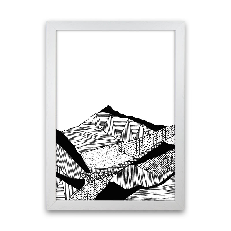 New Snowdon Portrait Art Print by Carissa Tanton White Grain