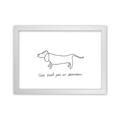Pasunsaucisson Art Print by Carissa Tanton White Grain