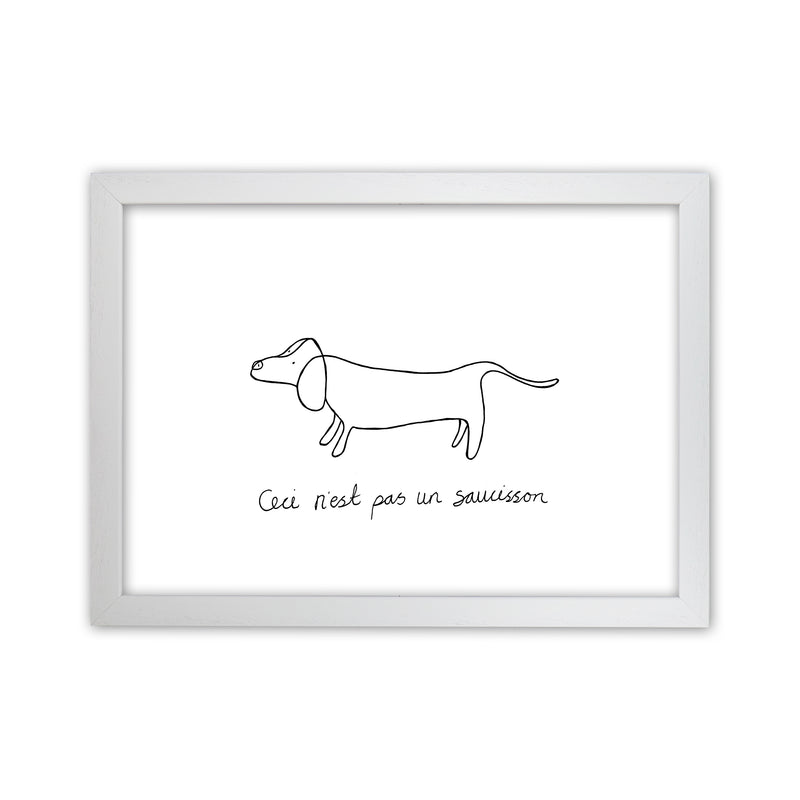 Pasunsaucisson Art Print by Carissa Tanton White Grain