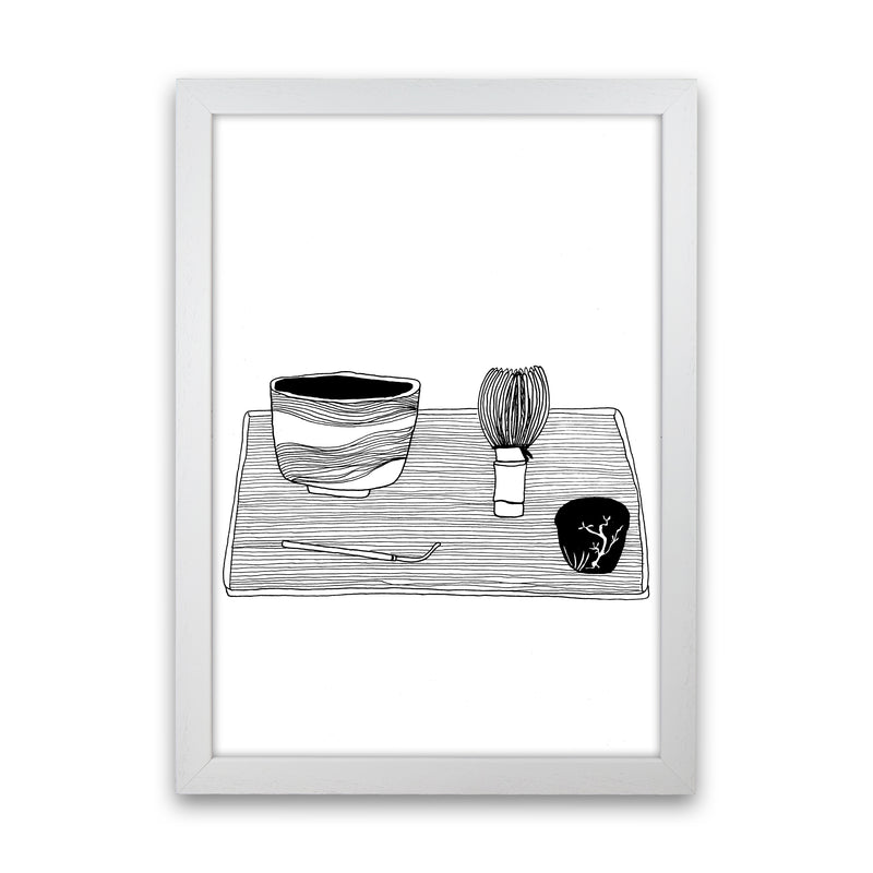 Japanese Matcha Art Print by Carissa Tanton White Grain