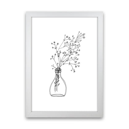 White Flowers Art Print by Carissa Tanton White Grain