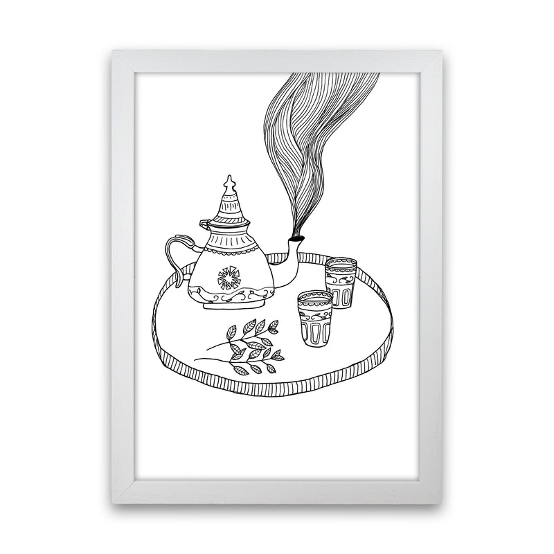 Moroccan Mint Art Print by Carissa Tanton White Grain