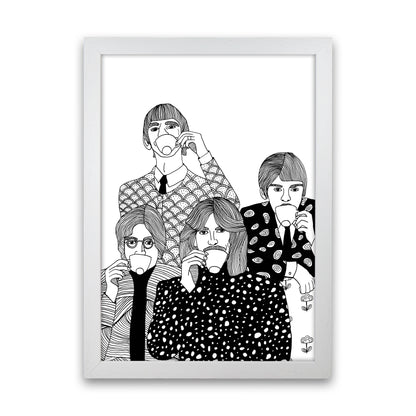 Beatles Tea Art Print by Carissa Tanton White Grain