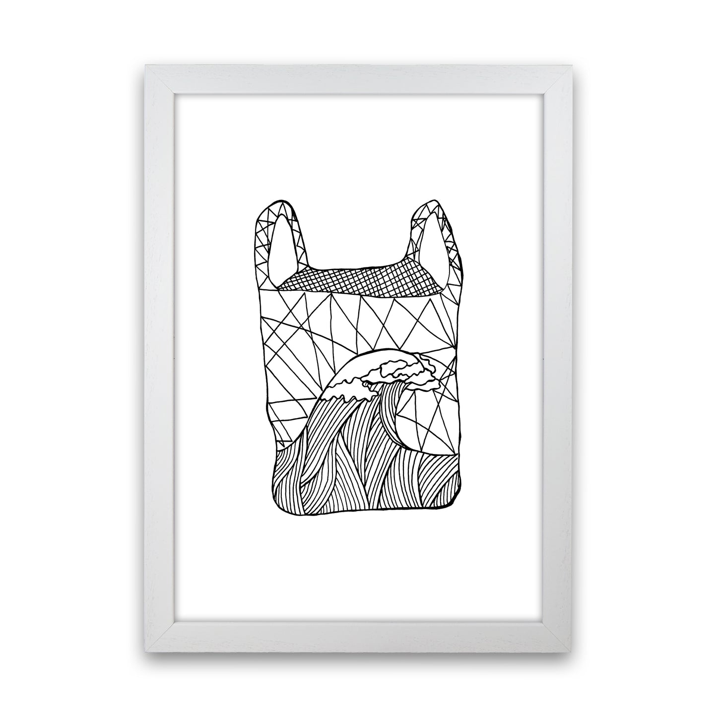 Plastic Bag Art Print by Carissa Tanton White Grain
