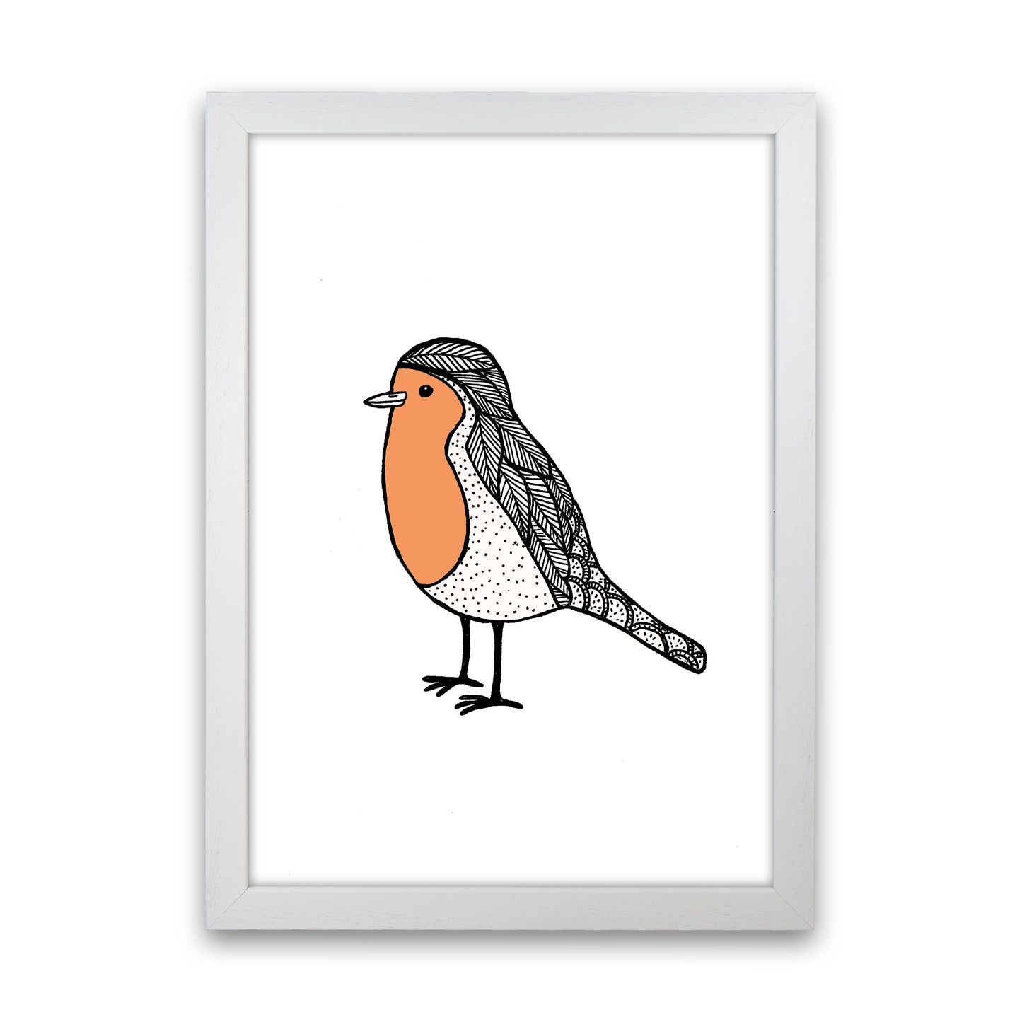 Robin Final Art Print by Carissa Tanton White Grain