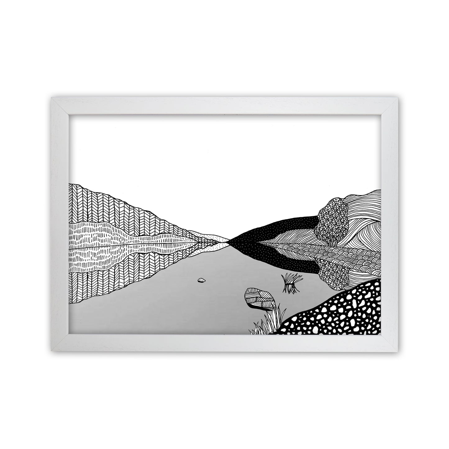 Geirionydd Art Print by Carissa Tanton White Grain