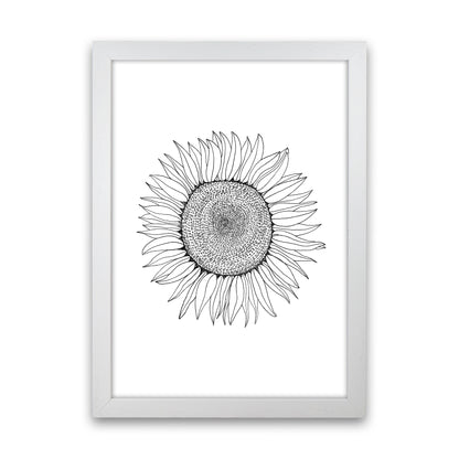 Sunflower Art Print by Carissa Tanton White Grain