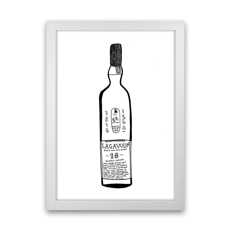 Lagavulin Art Print by Carissa Tanton White Grain