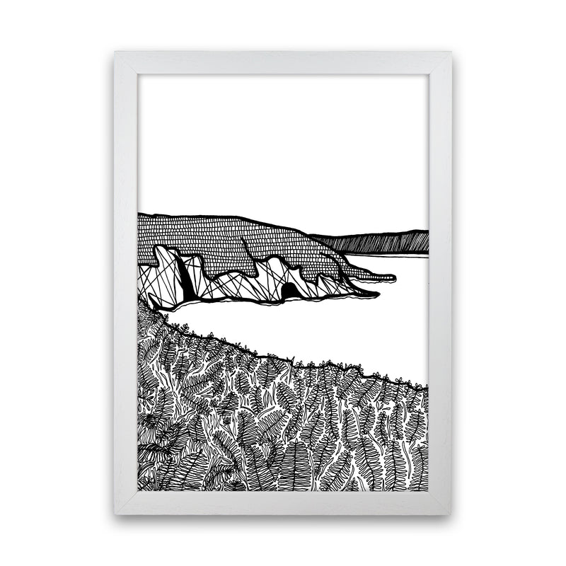 Aberdaron Art Print by Carissa Tanton White Grain