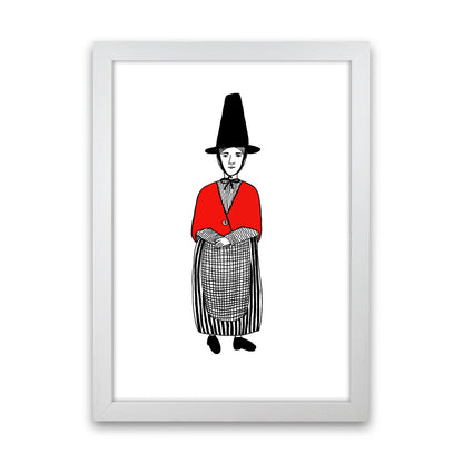 Welsh Lady Art Print by Carissa Tanton White Grain