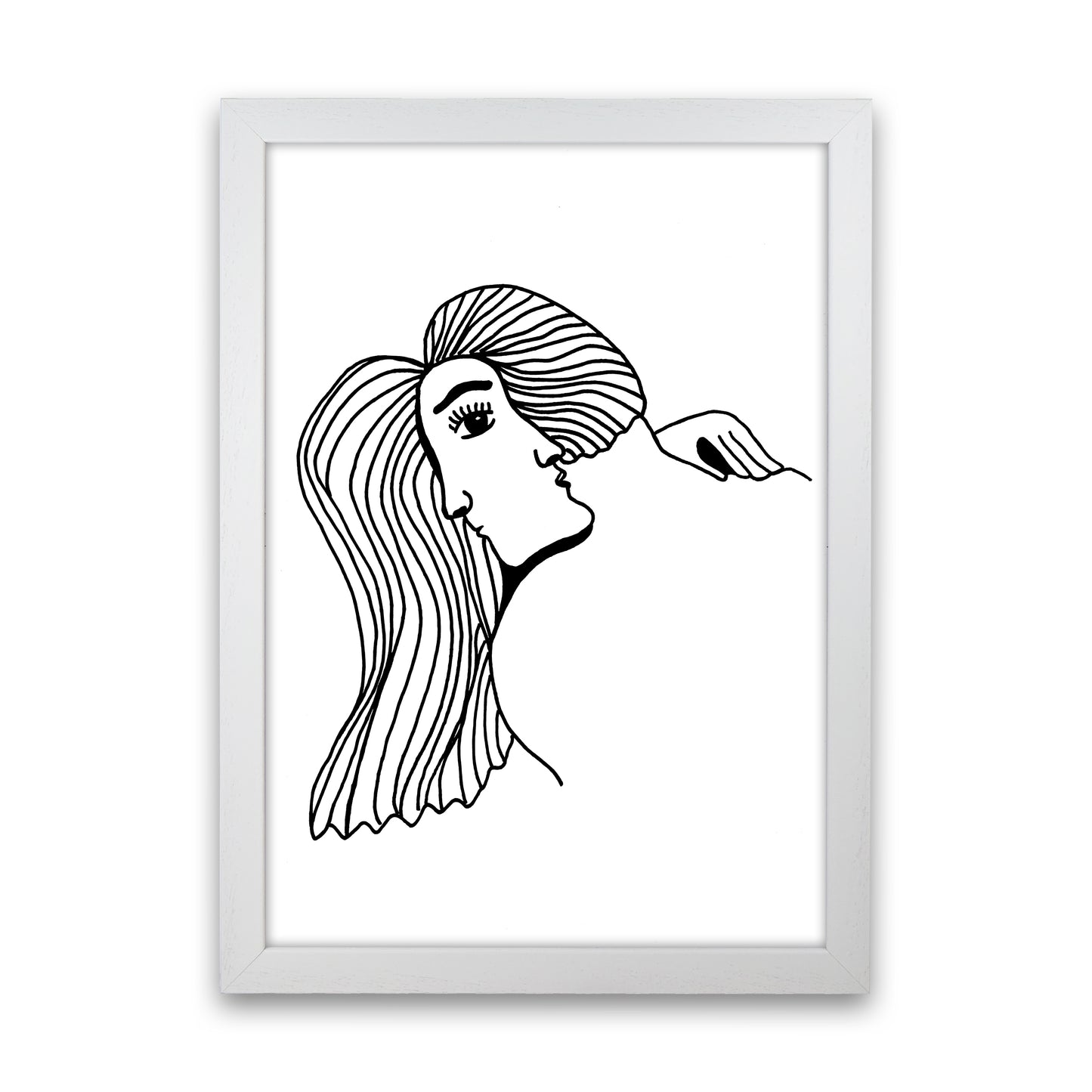 Illusion Art Print by Carissa Tanton White Grain