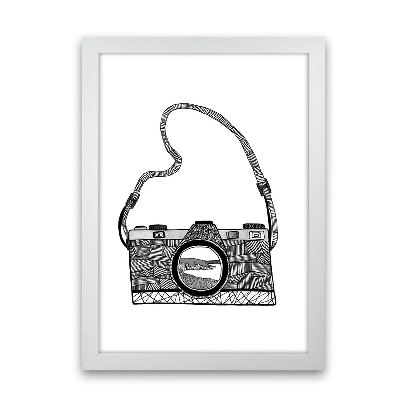 Camera Art Print by Carissa Tanton White Grain