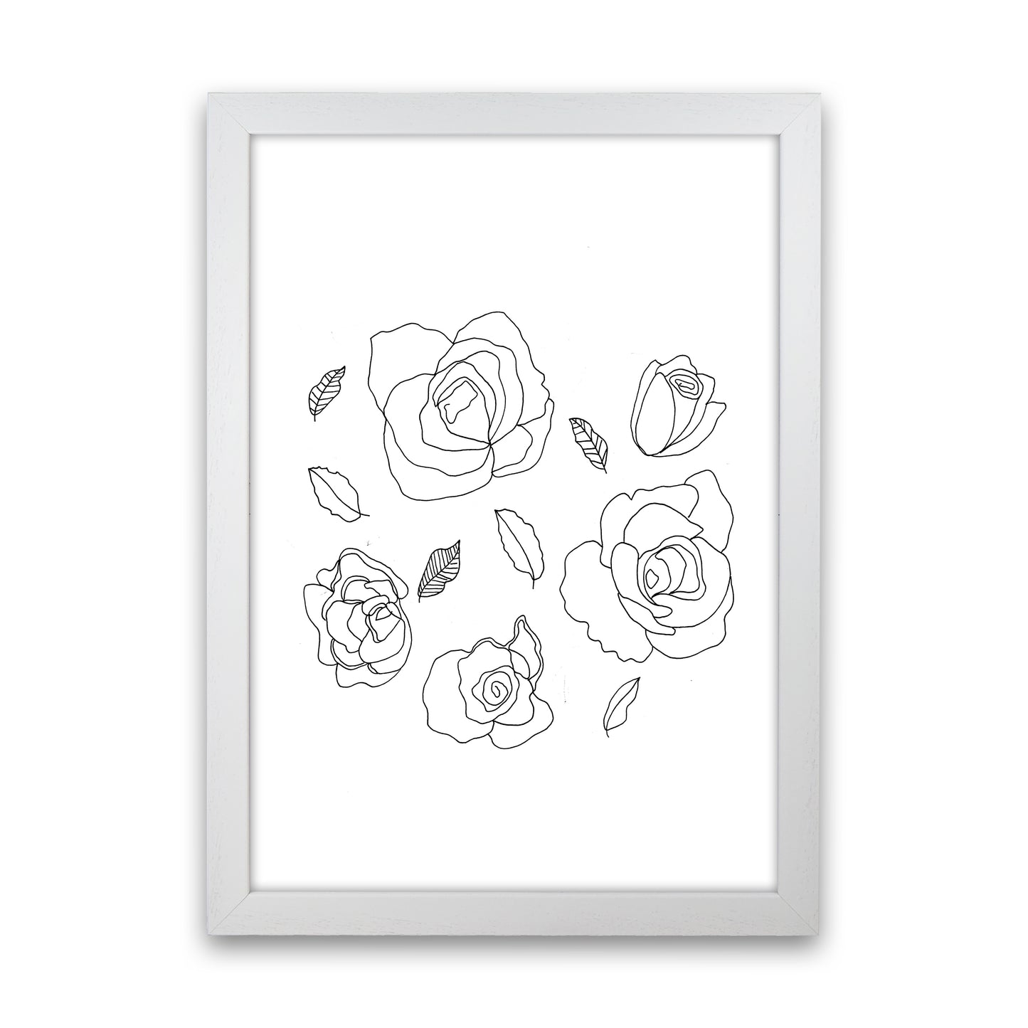 Roses Art Print by Carissa Tanton White Grain