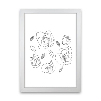 Roses Art Print by Carissa Tanton White Grain