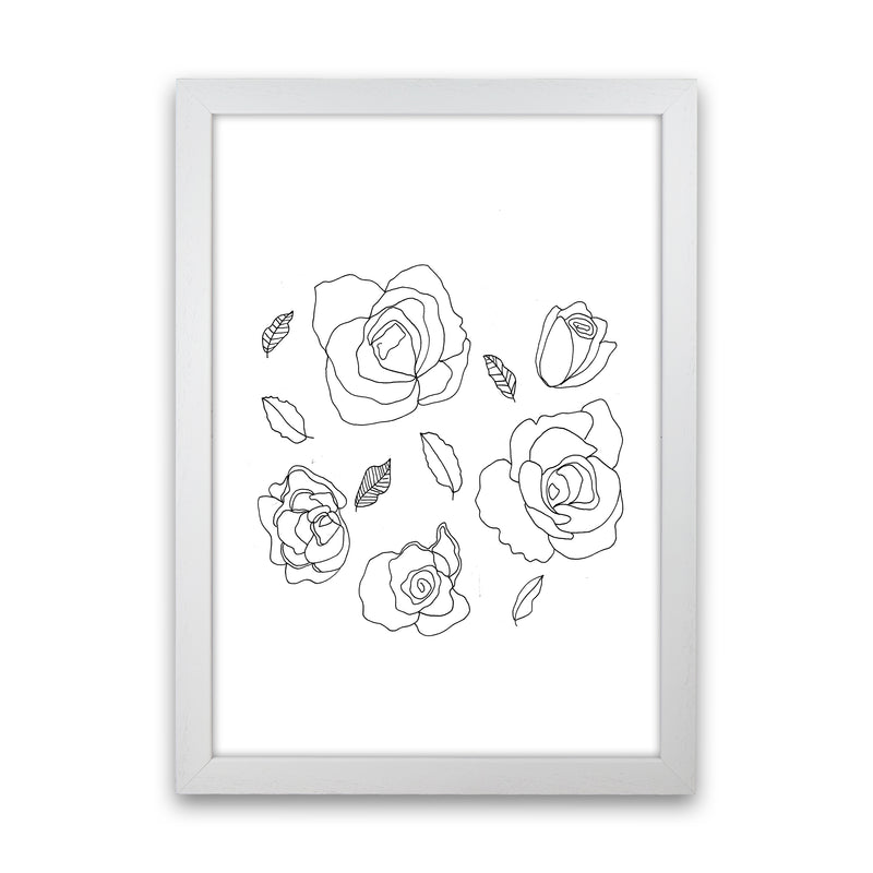 Roses Art Print by Carissa Tanton White Grain