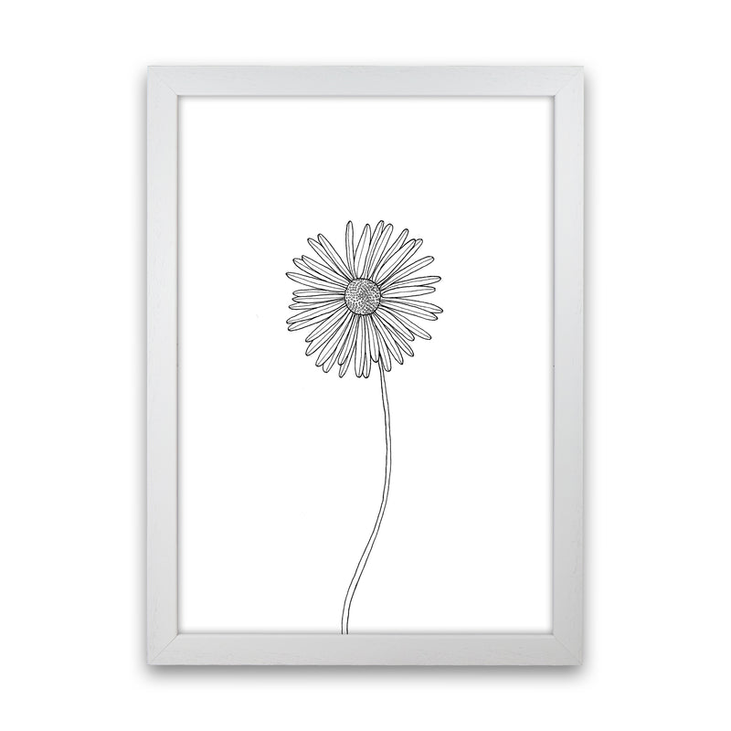 Daisy Art Print by Carissa Tanton White Grain