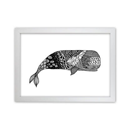 Whale Art Print by Carissa Tanton White Grain