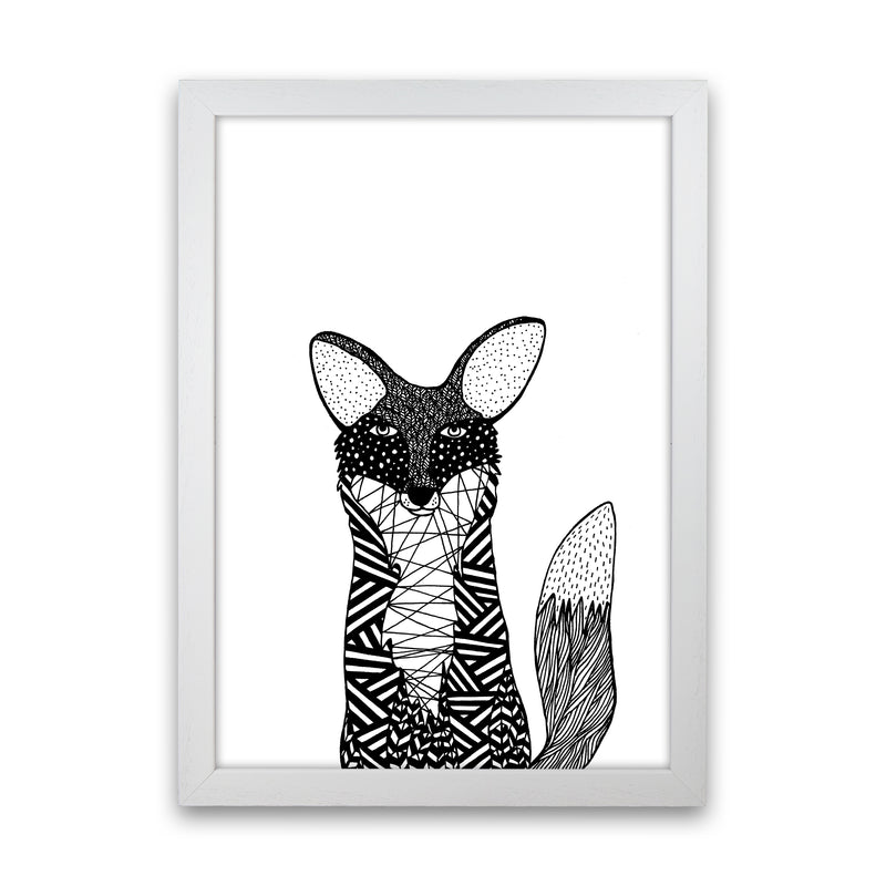 Fox Art Print by Carissa Tanton White Grain