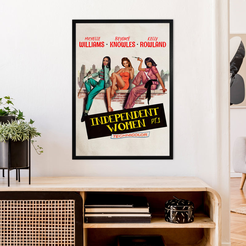 Destiny by David Redon Retro Music Poster Framed Wall Art Print A1 White Frame