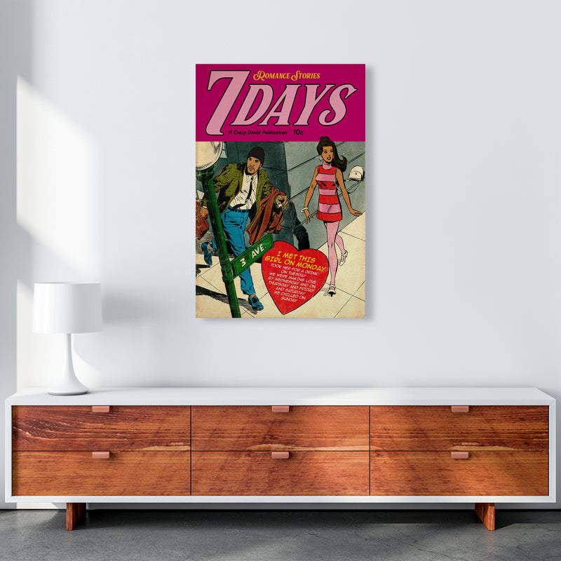 7 Days Music Poster Art Print by David Redon A1 Canvas