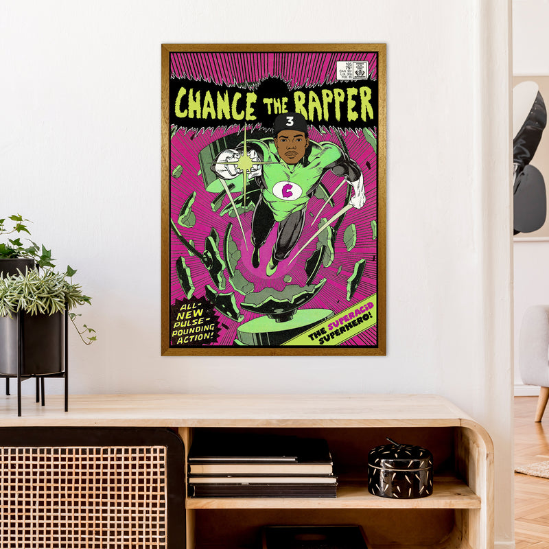 Chance by David Redon Retro Music Poster Framed Wall Art Print A1 Print Only