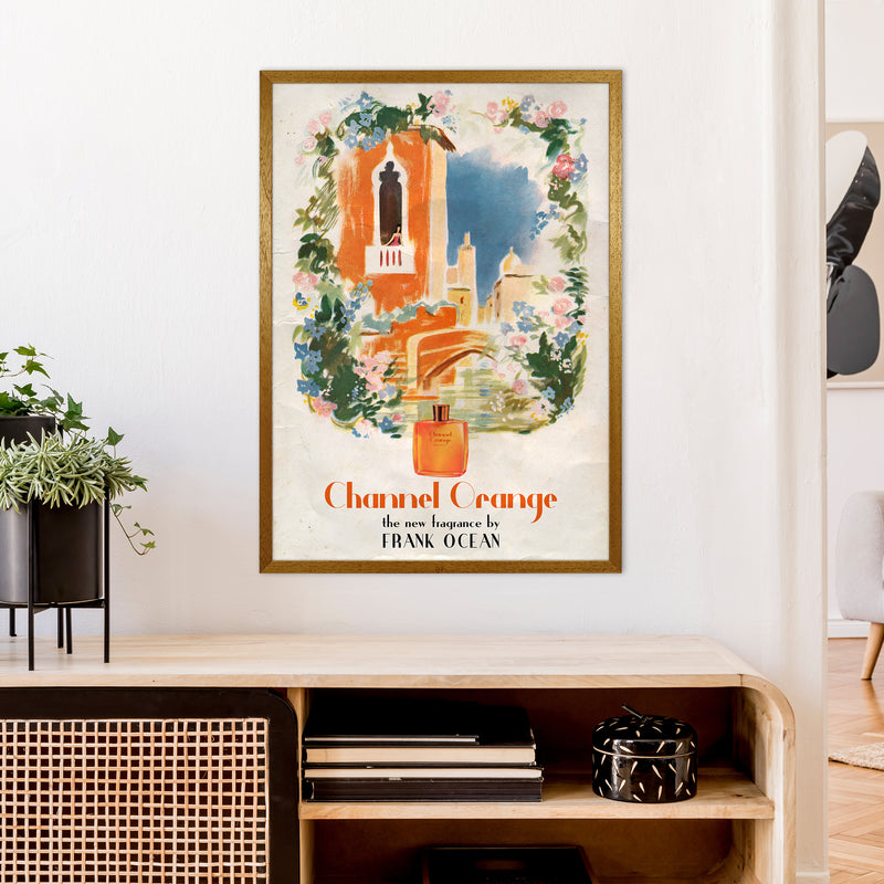 Channel Orange by David Redon Retro Music Poster Framed Wall Art Print A1 Print Only