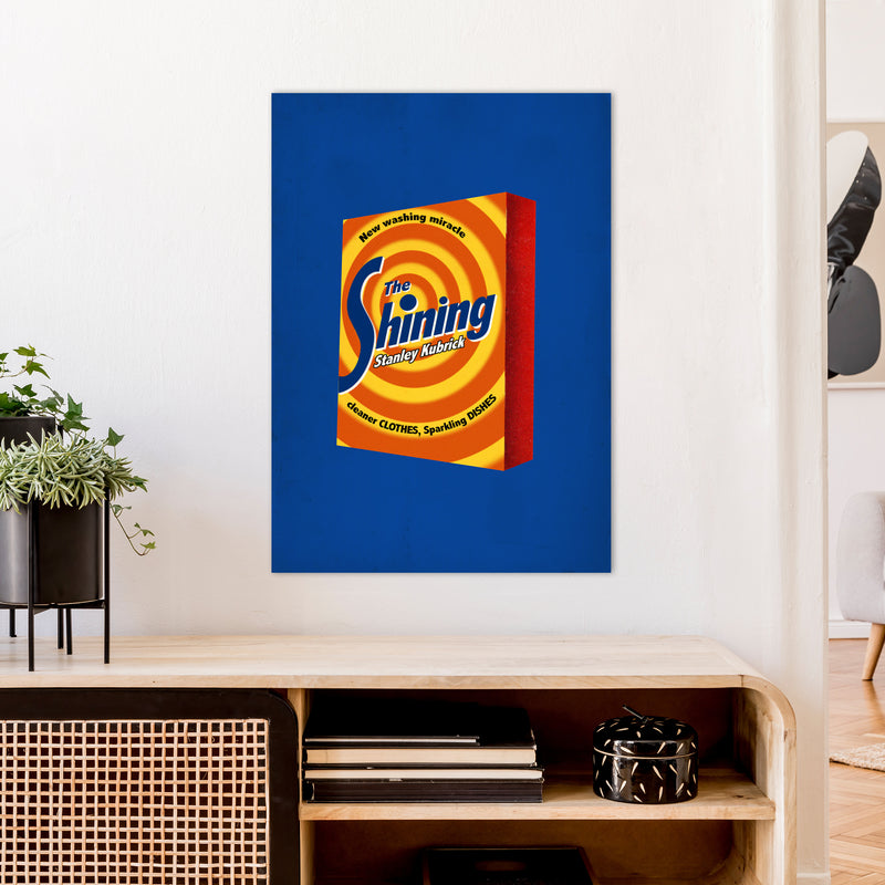Shining Shot by David Redon Retro Movie Poster Framed Wall Art Print A1 Black Frame