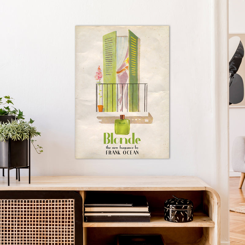 Blonde by David Redon Retro Music Poster Framed Wall Art Print A1 Black Frame