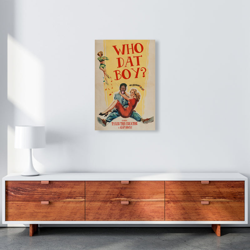Who Dat Boy by David Redon Retro Music Poster Framed Wall Art Print A2 Canvas