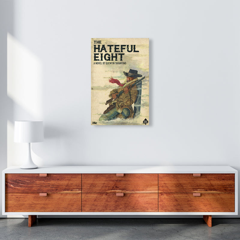 Hateful Eight by David Redon Retro Movie Poster Framed Wall Art Print A2 Canvas