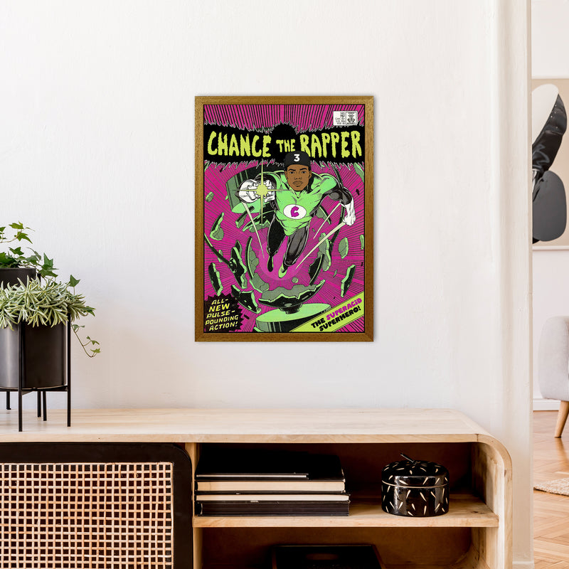 Chance by David Redon Retro Music Poster Framed Wall Art Print A2 Print Only