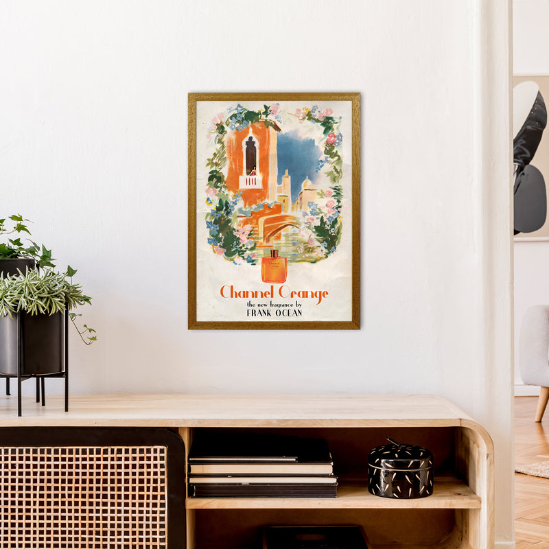 Channel Orange by David Redon Retro Music Poster Framed Wall Art Print A2 Print Only