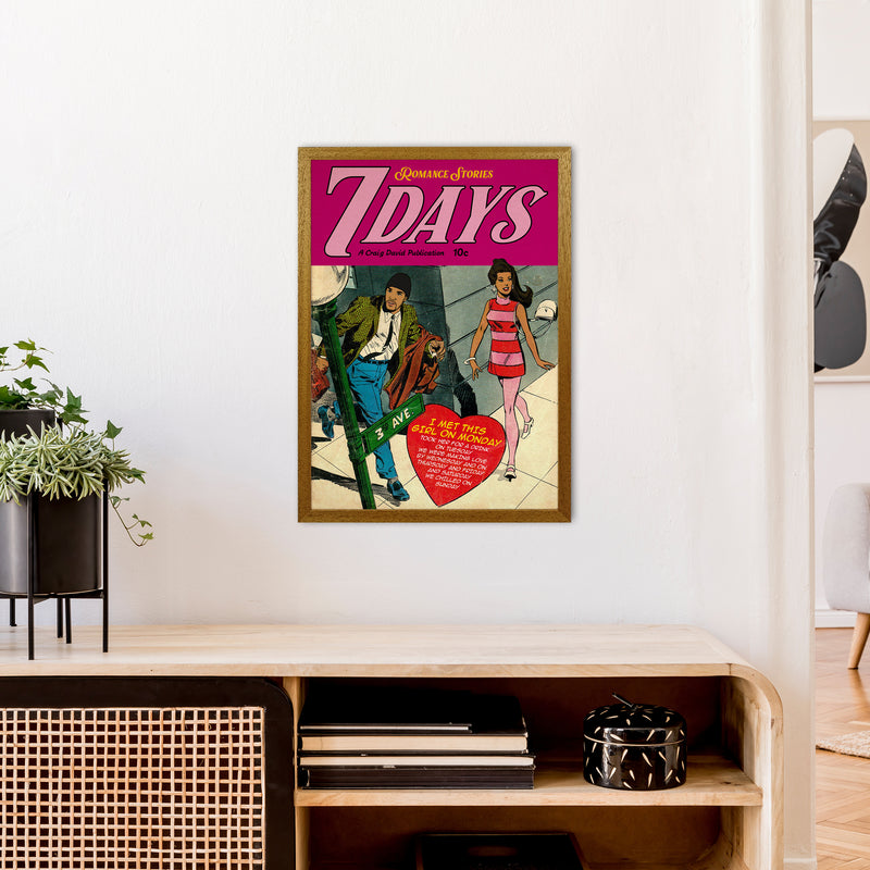7 Days Music Poster Art Print by David Redon A2 Print Only