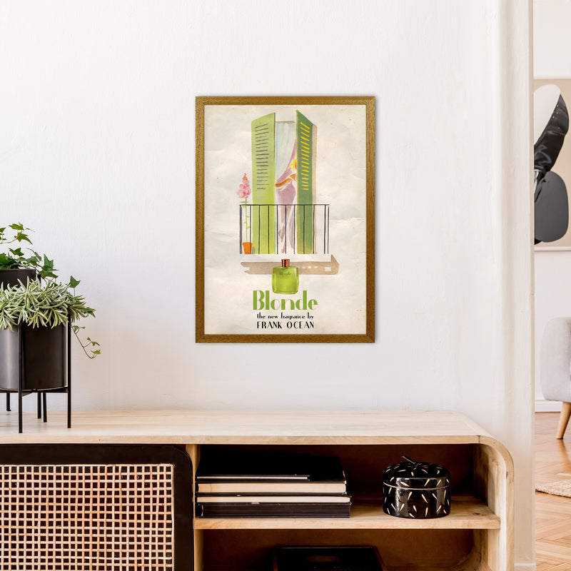Blonde by David Redon Retro Music Poster Framed Wall Art Print A2 Print Only
