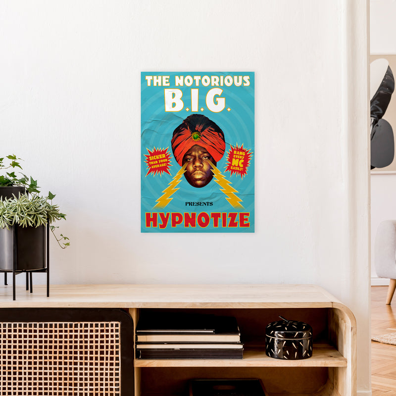 Hypnotize by David Redon Retro Music Poster Framed Wall Art Print A2 Black Frame