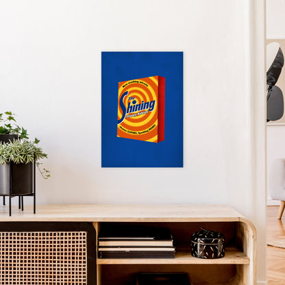 Shining Shot by David Redon Retro Movie Poster Framed Wall Art Print A2 Black Frame